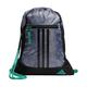 adidas Unisex Alliance 2 Sackpack Sackpacktasche, Stone Wash grau/Court Green/Black, One Size