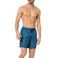 goldenpoint Badeanzug Herren Boxershorts Blumenmuster, Farbe Blau, Größe S