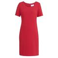 Gina Bacconi Damen Kleid mit verzierten Ärmeln Cocktailkleid, rot, 44