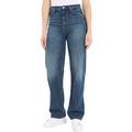 Tommy Hilfiger Damen Jeans Relaxed Straight High Waist, Blau (Sau), 26W / 30L
