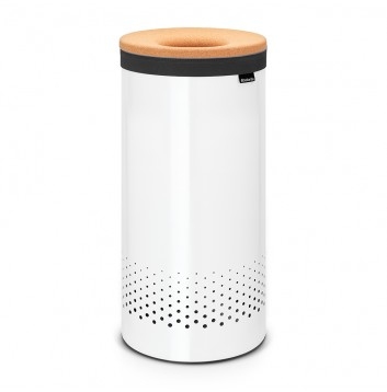 Brabantia 104367 Wäschekorb Braun, Weiß Image