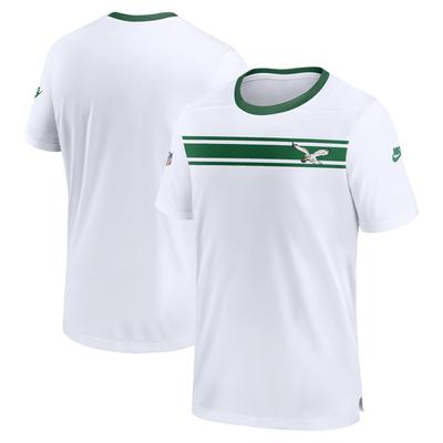 Weißes Nike Philadelphia Eagles Sideline Coaches Alternate Performance-T-Shirt für Herren Image