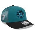 Men's New Era Midnight Green/Black Philadelphia Eagles 2023 Sideline Low Profile 9FIFTY Snapback Hat