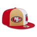 Men's New Era Gold/Scarlet San Francisco 49ers 2023 Sideline 59FIFTY Fitted Hat