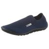 Barfußschuh LEGUANO "SCIO", Damen, Gr. 47, blau (dunkelblau), Textil, sportlich, Schuhe Barfußschuh, Slipper, Freizeitschuh, Bequemschuh mit seitlichem Logo-Emblem