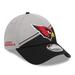 Men's New Era Gray/Black Arizona Cardinals 2023 Sideline 9FORTY Adjustable Hat