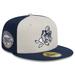 Men's New Era Cream/Navy Dallas Cowboys 2023 Sideline Historic 59FIFTY Fitted Hat