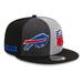 Men's New Era Black/Gray Buffalo Bills 2023 Sideline 9FIFTY Snapback Hat