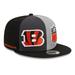 Men's New Era Black/Gray Cincinnati Bengals 2023 Sideline 9FIFTY Snapback Hat