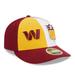 Men's New Era Gold/Burgundy Washington Commanders 2023 Sideline Low Profile 59FIFTY Fitted Hat