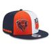 Men's New Era Orange/Navy Chicago Bears 2023 Sideline Secondary Logo 9FIFTY Snapback Hat