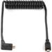 Wooden Camera Coiled Right-Angle Micro-HDMI Cable (12 to 22") 206800