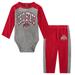 Newborn & Infant Scarlet Ohio State Buckeyes Rookie of the Year Long Sleeve Bodysuit Pants Set