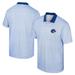 Men's Colosseum White/Royal Boise State Broncos Print Stripe Polo