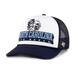 Men's '47 White/Navy North Carolina Tar Heels Article Foam Front Trucker Hat