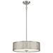 Savoy House Meridian 18" Wide Brushed Nickel 3-Light Pendant