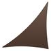 Colourtree Customize Waterproof Triangle Sun Shade Sail in Brown | 16ft x 19ft x 24.8ft | Wayfair TAD-RT-16x19x24.8-Brown