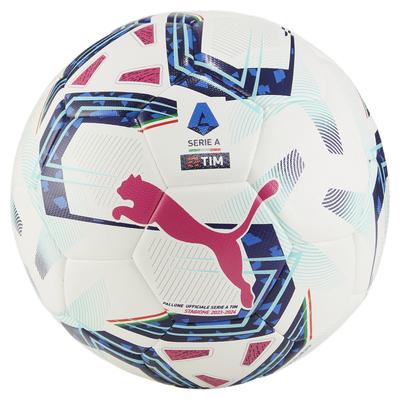Fußball PUMA "Orbita Serie A Training Erwachsene" Bälle Gr. 4, bunt (white blue glimmer sunset glow pink) Spielbälle Wurfspiele