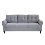 79.9" Modern Living Room Sofa Linen Upholstered Couch Furniture for Home or Office