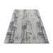 Shahbanu Rugs Ash Gray, The Cane Design, Pure Silk With Textured Wool, Hand Knotted, Oriental Rug (4'0" x 6'3") - 4'0" x 6'3"