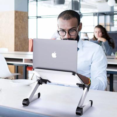 Book Stand Laptop Stand with Adjustable Book Holder with Paper Clips Cook Book Stand for Home Office Desk