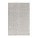 Shahbanu Rugs Vanilla White, Hand Knotted, Tone on Tone, Pure Silk with Textured Wool, Oriental Rug (6'1" x 9'4") - 6'1" x 9'4"