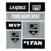 The Northwest Group Los Angeles Kings 50" x 60" Personalized Silk Touch Throw