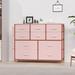 10 Drawer Dresser Closet Fabric Storage Drawer with Wood Tabletop for Bedroom