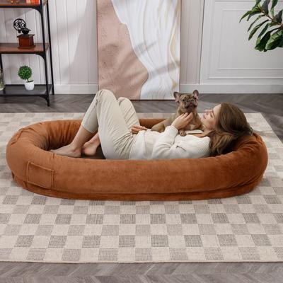 Mixoy Human Dog Bed,Giant Dog Bean Bag,Floor Nap Bed