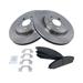 2006-2019 Dodge Charger Front Brake Pad and Rotor Kit - TRQ BKA17843