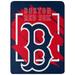 The Northwest Group Boston Red Sox 46" x 60" Dimensional Micro Raschel Plush Throw Blanket