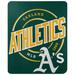 The Northwest Group Oakland Athletics 50" x 60" Campaign Fleece Throw
