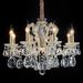 Portola II 25 3/4" Wide Gold Crystal 8-Light Chandelier