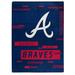 The Northwest Group Atlanta Braves 50" x 60" Digitize Raschel Throw Blanket