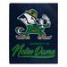 The Northwest Group Notre Dame Fighting Irish 50" x 60" Signature Raschel Plush Throw Blanket