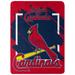 The Northwest Group St. Louis Cardinals 46" x 60" Dimensional Micro Raschel Plush Throw Blanket