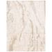 White 120 x 96 x 0.25 in Indoor Area Rug - Safavieh Rectangle Centennial Abstract Hand-Knotted Wool/Silk/Cotton/Viscose/Linen Area Rug in Ivory/Beige Bamboo Slat & Seagrass | Wayfair