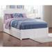 AFI Furnishings Nantucket Bed Wood in White | 50 H x 80.75 W x 82.38 D in | Wayfair AR8252042