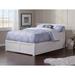 AFI Furnishings Orlando Bed Wood in White | 37.25 H x 80.75 W x 82.38 D in | Wayfair AR8152042