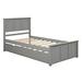 Red Barrel Studio® Twin Platform Bed w/ Twin Size Trundle, Wood | 41.3 H x 42.7 W x 78.98 D in | Wayfair 727ED7E97E3E4C3FB8AB705DF5BE09F3