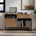 Latitude Run® Rafaan Audio Cabinet Wood/Manufactured Wood in Brown | 33.9 H x 52 W x 18.1 D in | Wayfair F330C429E51640588D493A1389746CA4