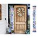 The Holiday Aisle® Amirion Wood Wall Mounted Outdoor Independence Day Decoration Wood in Brown | 72 H x 9.5 W x 1 D in | Wayfair