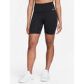 NIKE Dri-FIT One 7" Biker Shorts - Black/White - Size: Medium