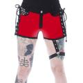 Women's shorts HEARTLESS - MICHAELA - BLACK/RED 34