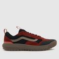 Vans ultrarange exo ww mte-1 trainers in black & red