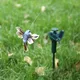 1 stücke Kunststoff Solar Powered Fliegen Schmetterling Vogel Sunflower Hof Garten Decor