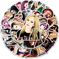 10/30/50pcs European And American Rock Queen Avril Ramona Lavigne Graffiti Idol Popularity Stickers