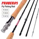 PROBEROS Fly Fishing Rod 7FT&9FT 2.1M&2.7M 4 Section Line wt 3/4 5/6 7/8 Soft Cork Handle Fly Rod