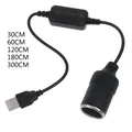 5V 2A USB à 12V prise allume-cigare USB mâle à femelle adaptateur allume-cigare convertisseur