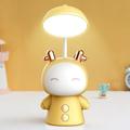 TIHLMK Sales Kids Dimming Desk Lamp with Exclusive Cartoon Look Cute Night Light for Kids Bedroom Eye-Caring LED Portable Unique Gift Night Light for Kids Yellow
